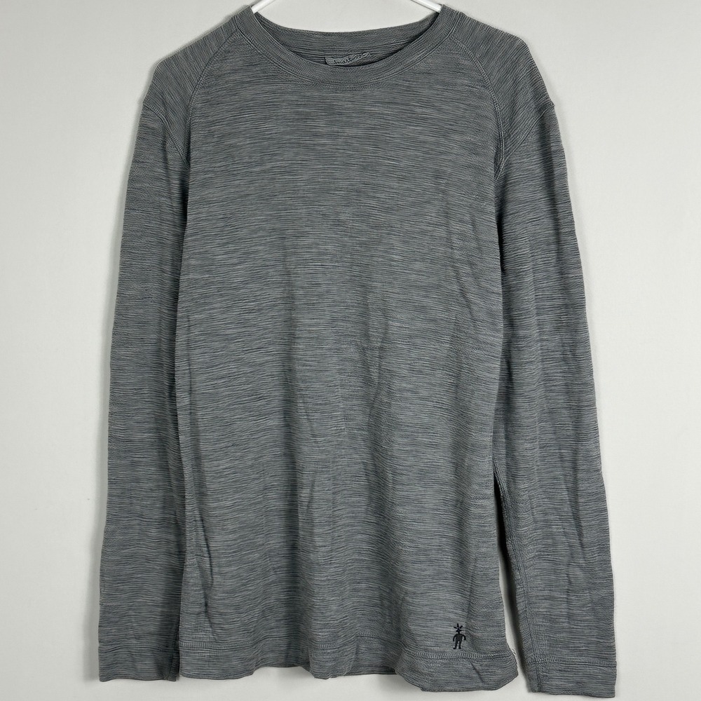 Smartwool Grey Crew Neck Mens Sweatshirt Size XL Pullover Lightweight Minimalist
